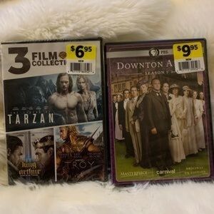 3 Film Collection and Downton Abbey Season 1 DVD Set
